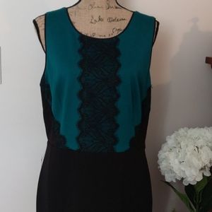 The Limited dress - NWT - cocktail or holiday dress - black & lace - size 14